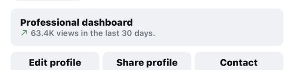 Client Instagram dashboard screenshot