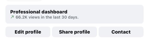 Client Instagram dashboard screenshot