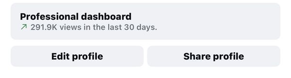 Client Instagram dashboard screenshot