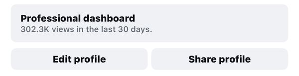 Client Instagram dashboard screenshot