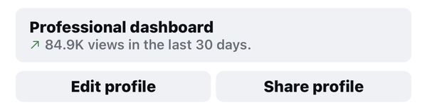 Client Instagram dashboard screenshot