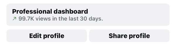 Client Instagram dashboard screenshot