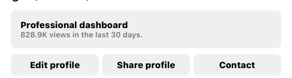 Client Instagram dashboard screenshot