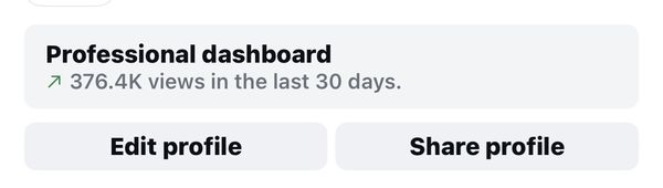 Client Instagram dashboard screenshot