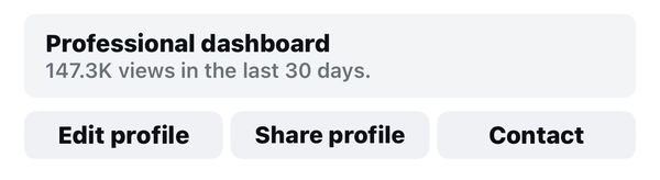 Client Instagram dashboard screenshot
